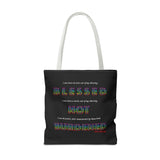 BLACK MAN RAINBOW TOTE BAG