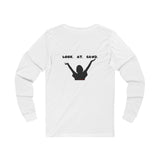 LOOK AT GAWD WHITE UNISEX LONG SLEEVE T-SHIRTS