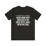 HECKLERS UNISEX SHORT SLEEVE T-SHIRT