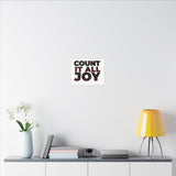COUNT IT ALL JOY-RBG CANVAS ART