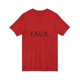 EAUX BLACK UNISEX V-NECK T-SHIRTS