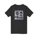 FIGHT - WHITE UNISEX V-NECK T-SHIRT