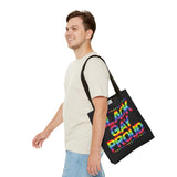 BLACK GAY PROUD TOTE BAG
