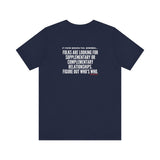 FIGURE OUT UNISEX   SHORT SLEEVE T-SHIRT