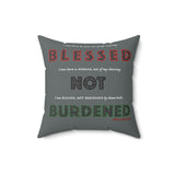BLACK WOMAN RBG THROW PILLOW