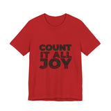 COUNT IT ALL JOY-RBG UNISEX SHORT SLEEVE T-SHIRTS