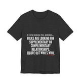 FIGURE OUT UNISEX   SHORT SLEEVE T-SHIRT