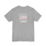 REACH FOR SOMETHING - WHITE RED UNISEX SHORT SLEEVE T-SHIRT