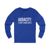Audacity_white UNISEX LONGSLEEVE T-SHIRT