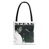 SPEAK - BLACK TOTE BAG