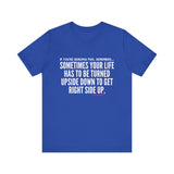 UPSIDE DOWN UNISEX SHORT SLEEVE T SHIRTS