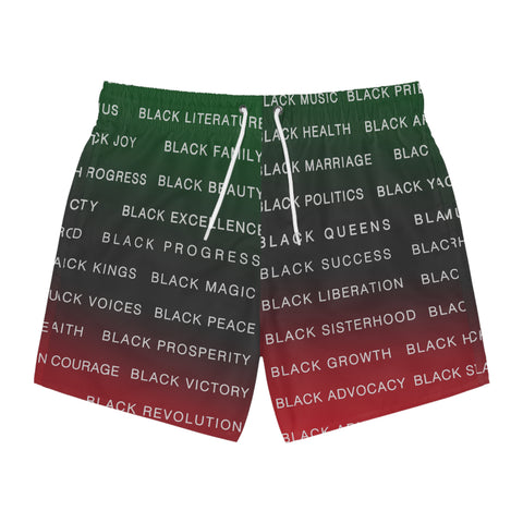BLACK MAGIC - RBG SWIM TRUNKS