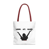 LOOK AT GAWD WHITE TOTE BAG