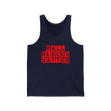 ALLBLOCKSMATTER_Red UNISEX TANK TOP