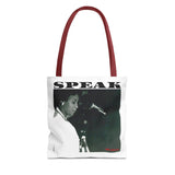 SPEAK - BLACK TOTE BAG