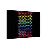 BIIIIIITCH RAINBOW CANVAS ART