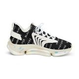 BLACK MAGIC WHITE LETTERS MESH SNEAKERS