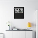 JESUS SAID (CLEAN) CANVAS ART