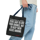JESUS SAID TOTE BAG