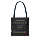 BLACK MAN RAINBOW TOTE BAG