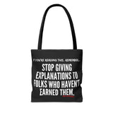 EXPLANATION TOTE BAG