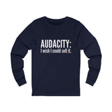 Audacity_white UNISEX LONGSLEEVE T-SHIRT