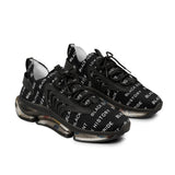 BLACK MAGIC WHITE LETTERS MESH SNEAKERS