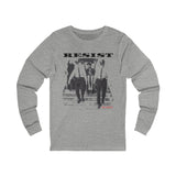 RESIST-BLACK UNISEX LONG SLEEVE T-SHIRT