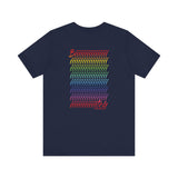 BIIIIIITCH RAINBOW UNISEX SHORT SLEEVE T SHIRTS