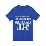 TAKE AIM UNISEX V-NECK T-SHIRT