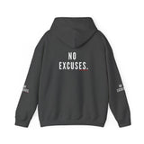 NO EXCUSE UNISEX HOODIE