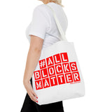 #AllBlocksMatter Tote Bag - Empowering AOP Design for Activism