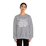 EXPLANATION UNISEX SWEATSHIRT