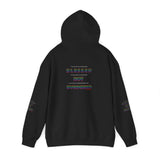 BLACK QUEER RAINBOW UNISEX HOODIE
