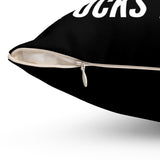 LIFE TRULY BEGINS THROW PILLOW