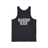 BEAUCOUP BLACK - WHITE UNISEX TANK TOP