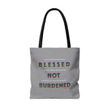 BLACK WOMAN RAINBOW TOTE BAG