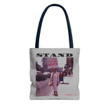 STAND - BLACK TOTE BAG