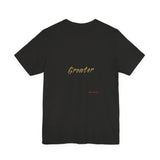REACH FOR SOMETHING BLACK GOLD UNISEX SHORT SLEEVE T-SHIRTS