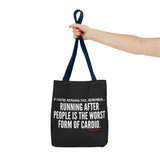 Funny Quote Tote Bag - Perfect for Gym Lovers, Fitness Gifts, Shopping, Casual Use, Inspirational Quotes