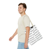 BLACK MAGIC - BLACK LETTERS TOTE BAG