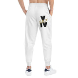 V EAUX IV - BLACK W/ GOLD EAUX  ATHLETIC JOGGERS