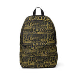 EAUX - GOLD BOOKBAG