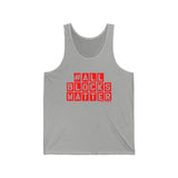 ALLBLOCKSMATTER_Red UNISEX TANK TOP