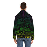 EAUX - MARDI GRAS AOP ZIP HOODIE