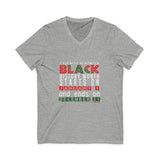 FRIENDLY REMINDER UNISEX V-NECK T-SHIRT
