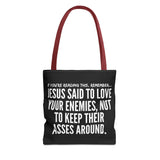 JESUS SAID TOTE BAG