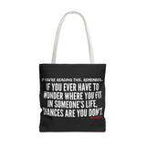 WHERE YOU FIT TOTE BAG