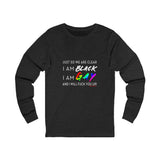 BLACK GAY FUP WHITE UNISEX LONG SLEEVE T-SHIRTS