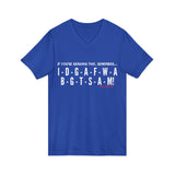 IDGAF UNISEX V-NECK T-SHIRT